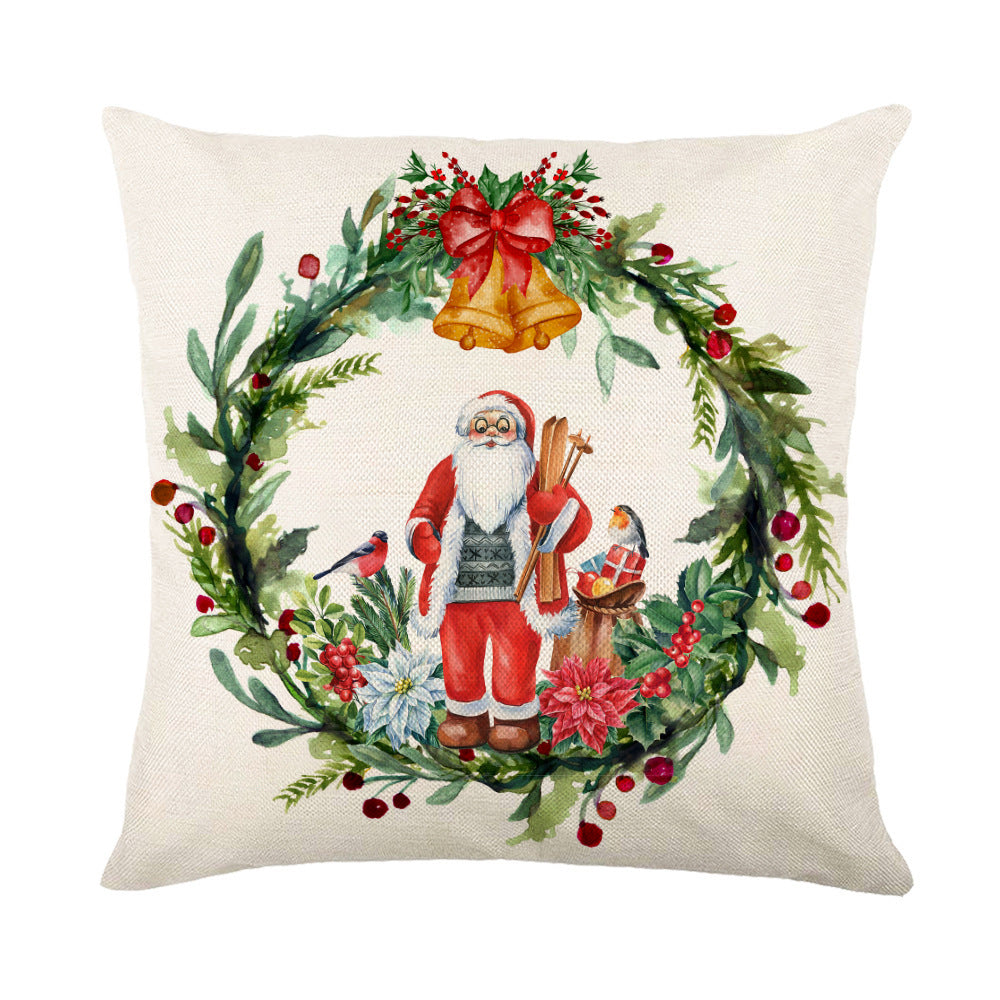 Snowflake Christmas Throw Pillow Cover