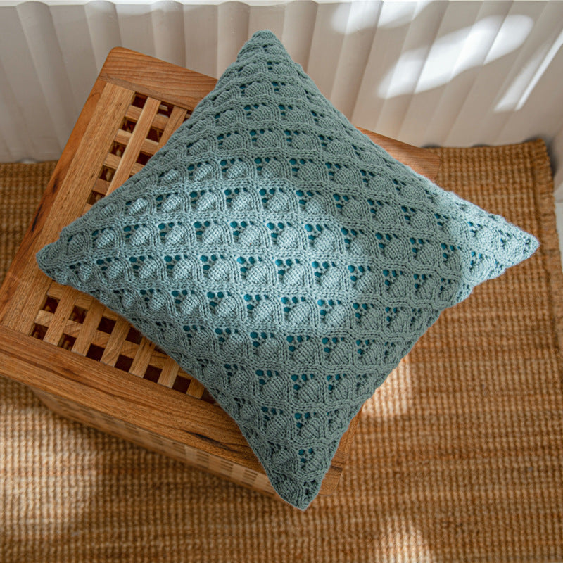 Ringer Hole Throw Pillow Cover