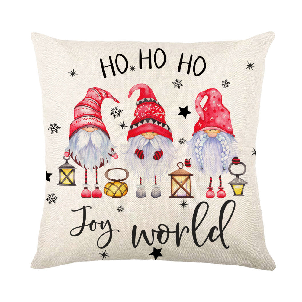 Snowflake Christmas Throw Pillow Cover