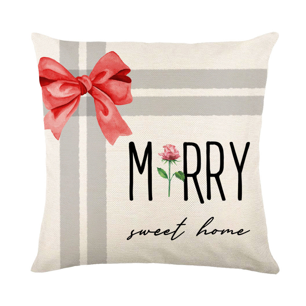 Snowflake Christmas Throw Pillow Cover