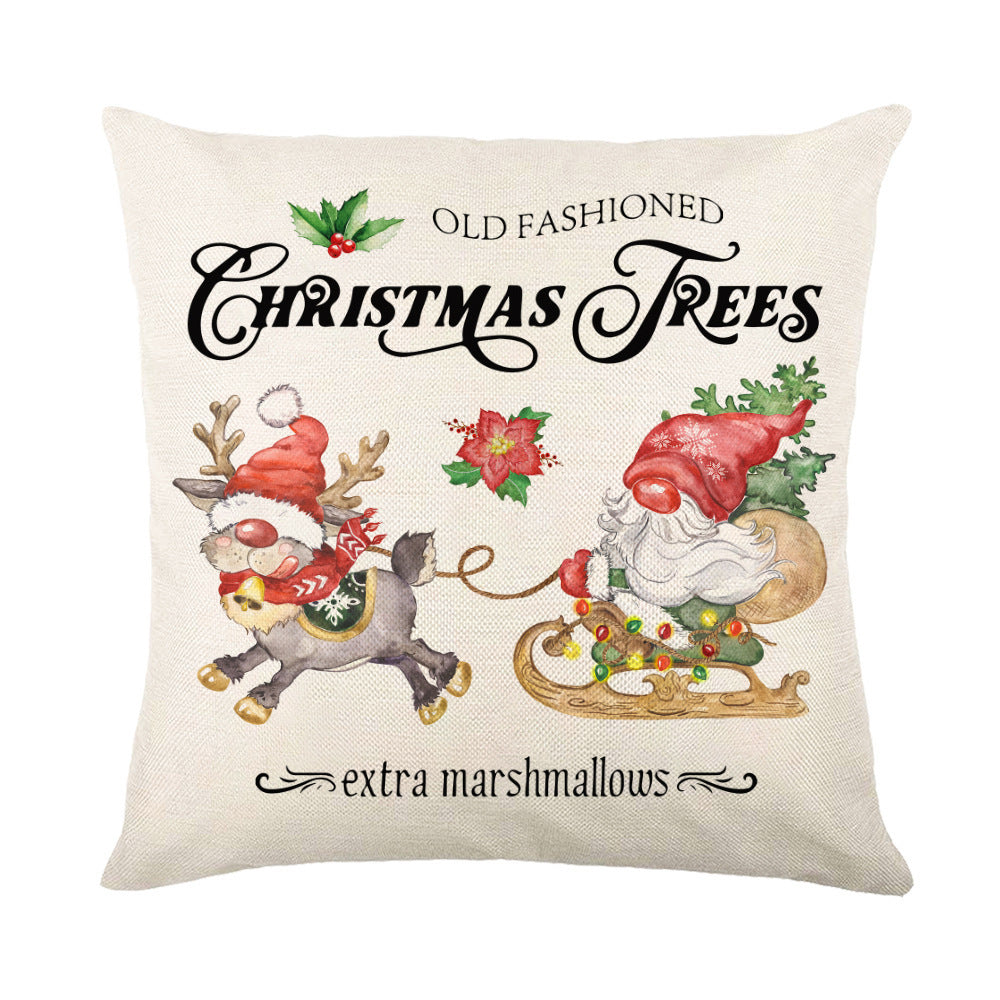 Snowflake Christmas Throw Pillow Cover