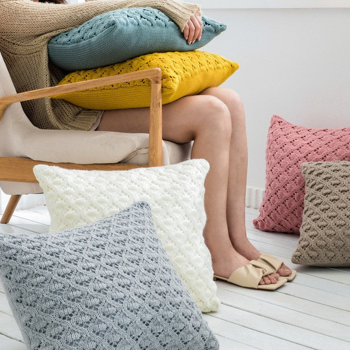 Ringer Hole Throw Pillow Cover
