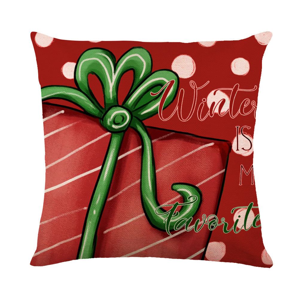 Snowflake Christmas Throw Pillow Cover