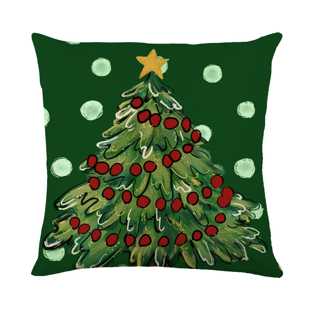Snowflake Christmas Throw Pillow Cover