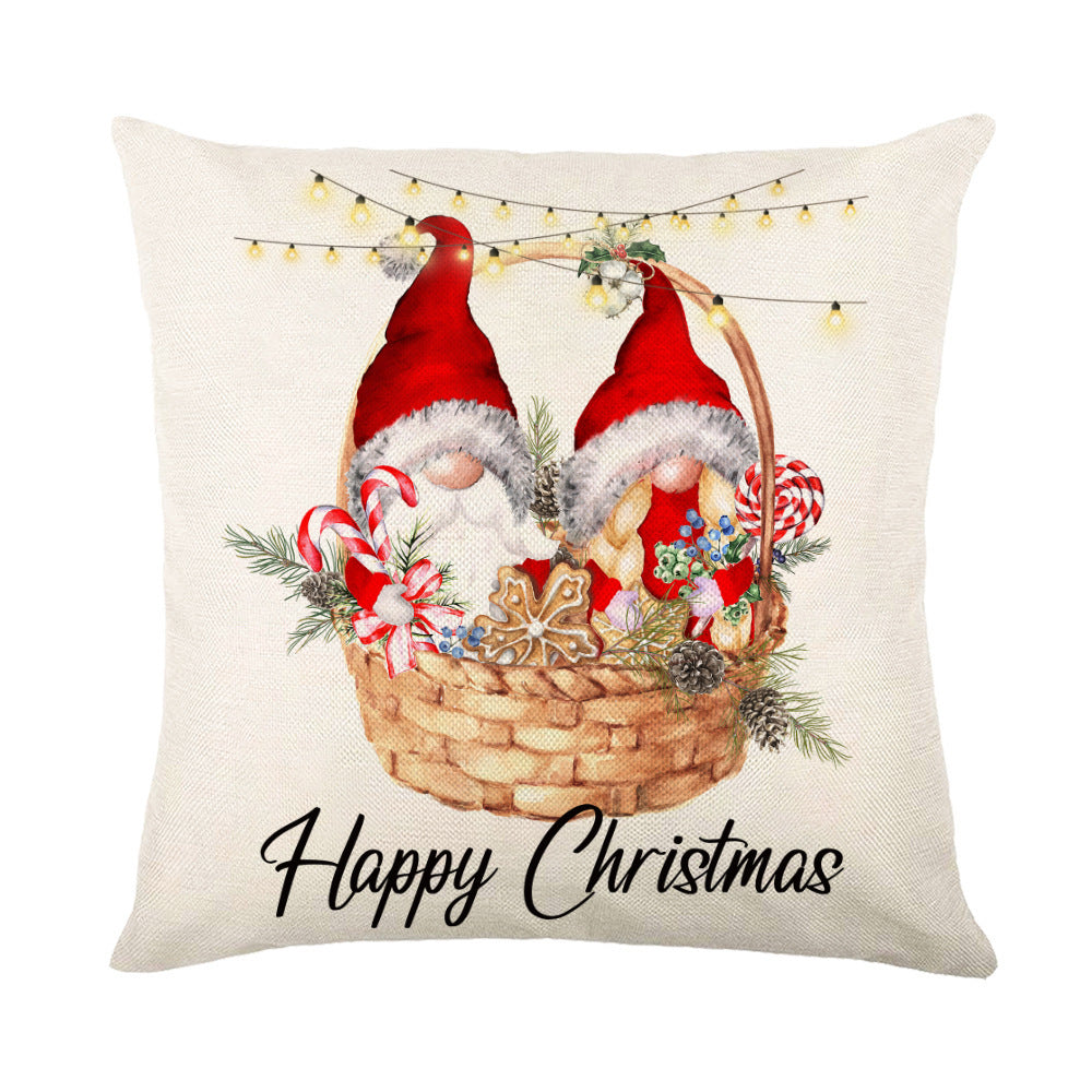 Snowflake Christmas Throw Pillow Cover