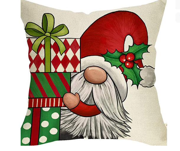 Snowflake Christmas Throw Pillow Cover