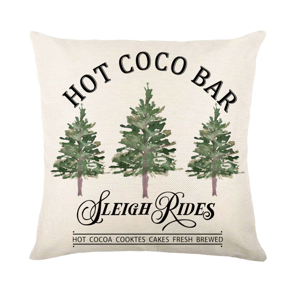 Snowflake Christmas Throw Pillow Cover