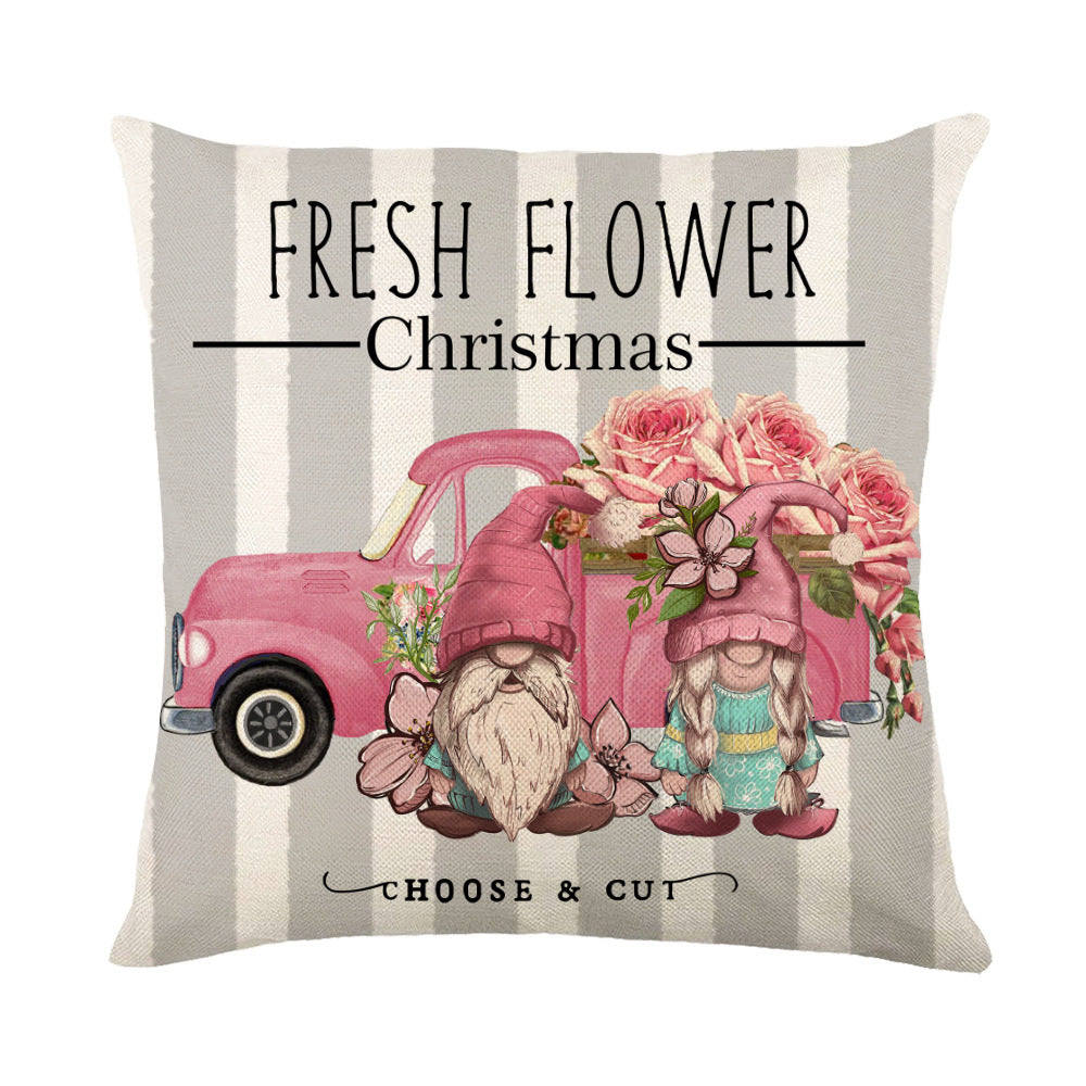 Snowflake Christmas Throw Pillow Cover