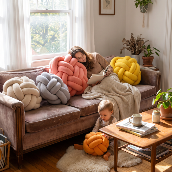 Knot Craft Throw Pillow